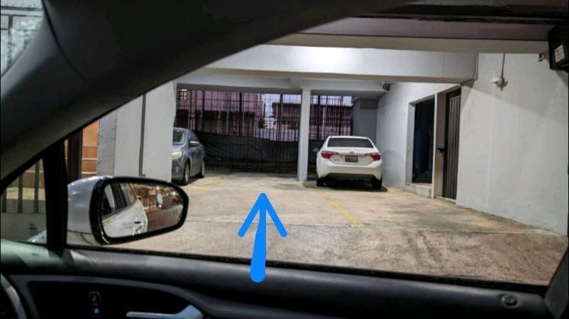 The lockbox is located on the side of the building.